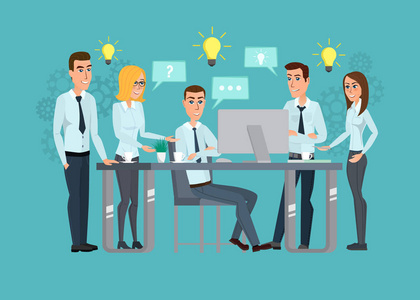 规划工作的女人图片