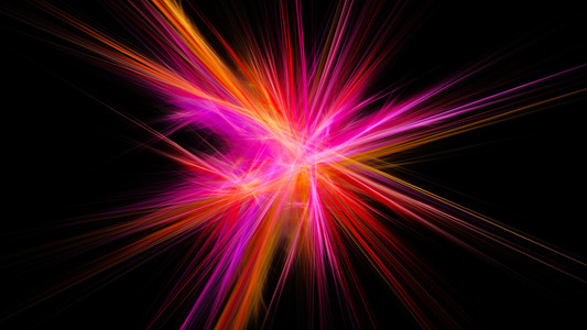 光的折射.明亮的闪光照片