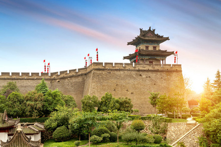 正定古城墙图片