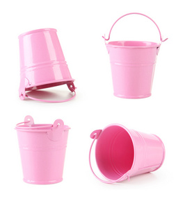 粉红色的空桶