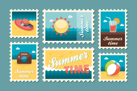 夏季邮票集平