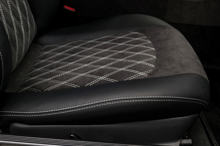 麂皮绒座椅图片