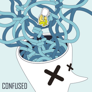 混淆的概念照片