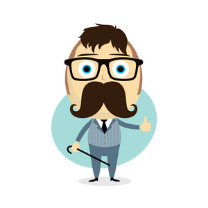 真正的绅士卡通照片