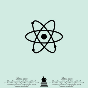 Web 图标。原子