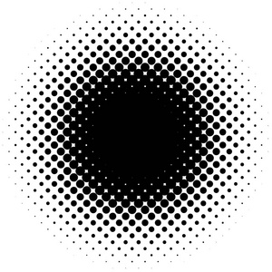 圆形渐变斑点照片