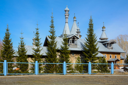 东正教在西伯利亚的村庄里