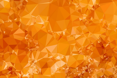 低聚橙三角形抽象背景