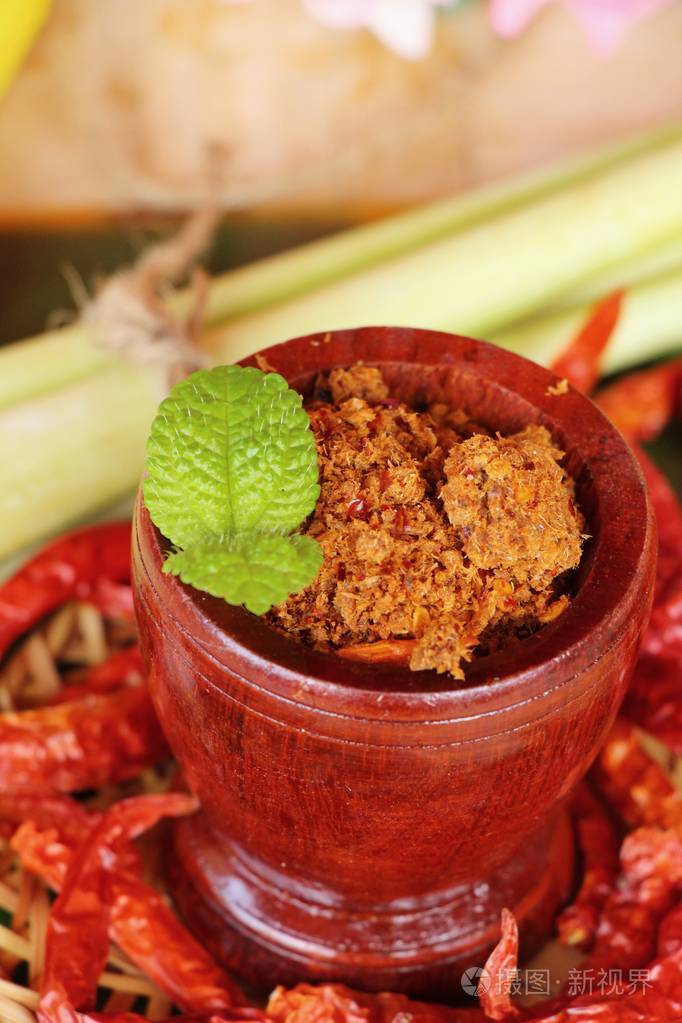 糊辣椒辛辣香料味道鲜美