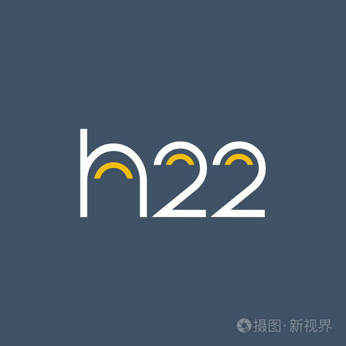 数字标志h22设计