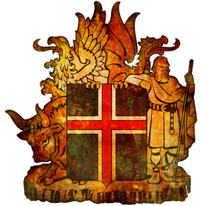 冰岛国徽图片