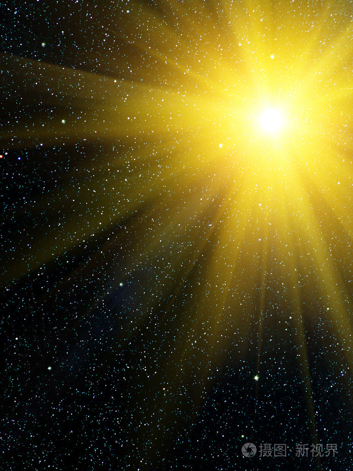 天空太阳星星