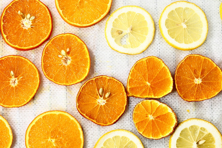 切橙子和柠檬图片