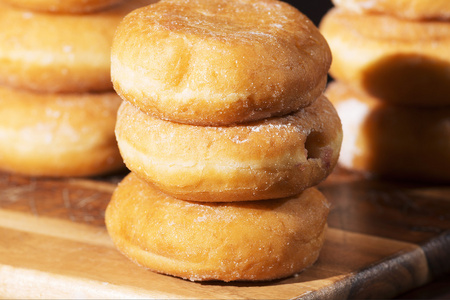 Group of cinnamon donuts