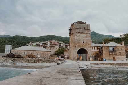 希腊, Chalkidiki 山上的希腊修道院