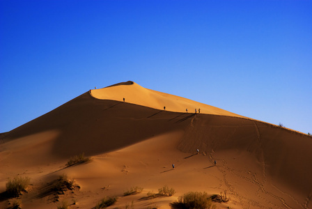 沙丘在沙漠国家公园阿尔金emel