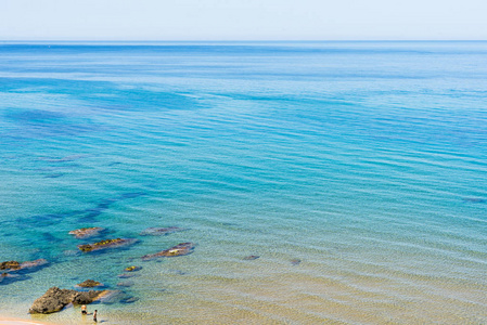 Gutturu 海滩，撒丁岛意大利