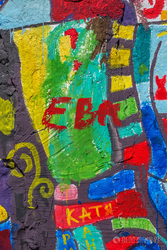 美丽的街头艺术涂鸦.抽象创意绘图时尚