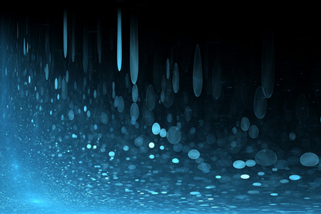 背景虚化的光线海报设计