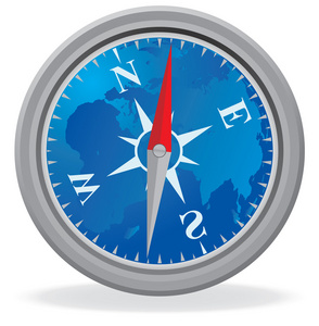 向量例证在白色背景航海复古指南针 02grunge指南针指南针的纹身和 t