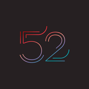 数字当代数 52 徽标照片