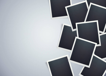 复古照片框架背景.甜蜜的回忆概念照片