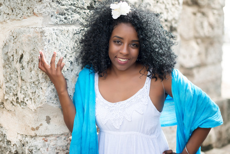 古巴种族美丽的姑娘黑古巴照片