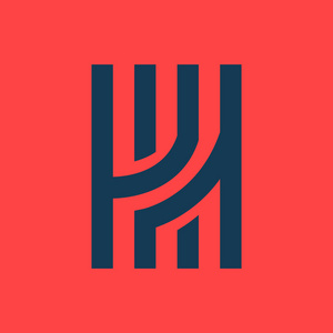 同人hh 字母线标志照片