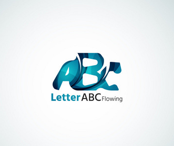 abc 公司徽标。矢量图