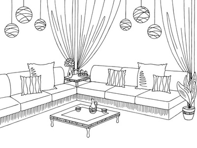 楼顶花园施工图图片-楼顶花园施工图素材-楼顶花园施工图插画-摄图新