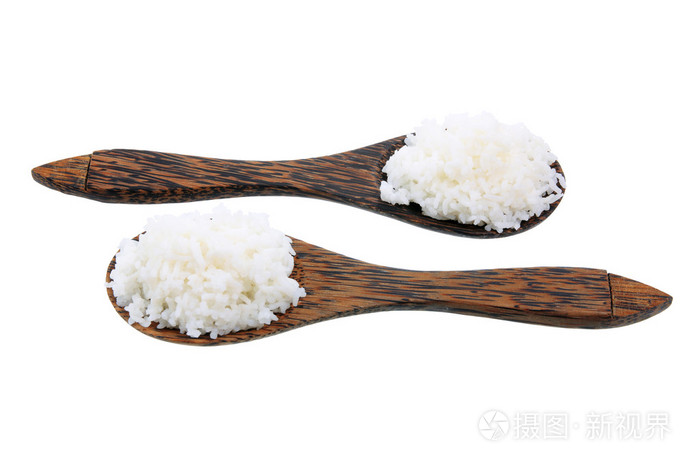 米饭上木勺