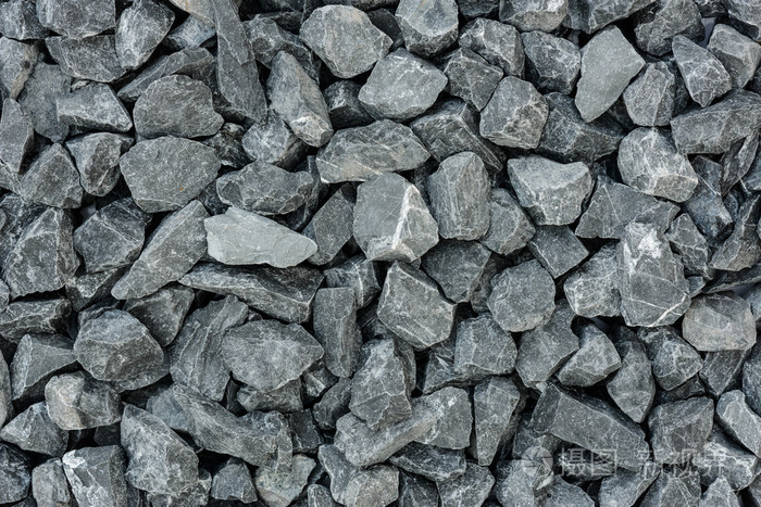 灰色花岗岩砾石背景混合混凝土