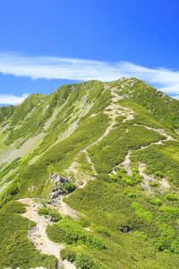 夏天日本山