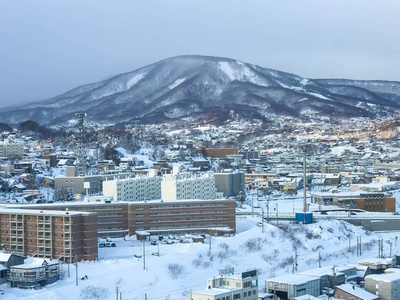 日本北海道小樽市视图