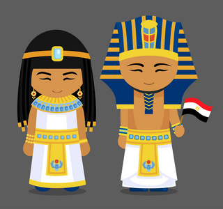 埃及人在民族服饰图片