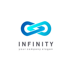 合作品牌logo墙矢量 logo 设计业务.无穷大符号照片