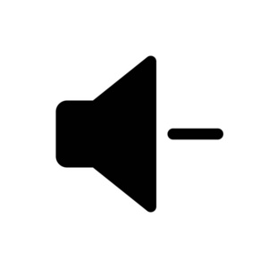 减去音量降低音量图标照片