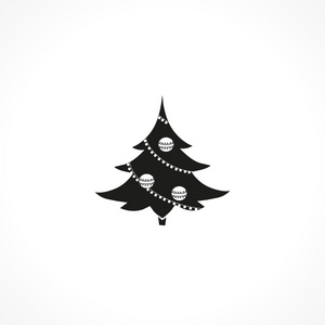 圣诞树标志图标