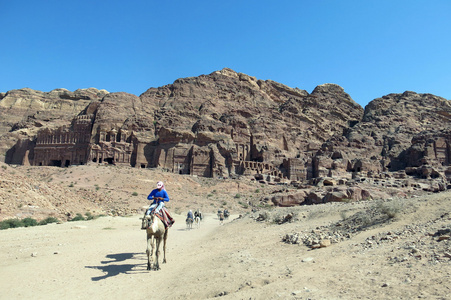 Jordan 在中东地区的佩特拉古城