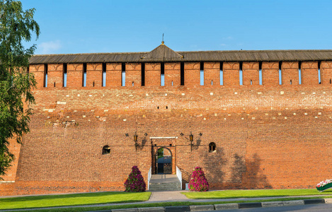 科洛姆纳，俄罗斯的克里姆林宫的防御墙