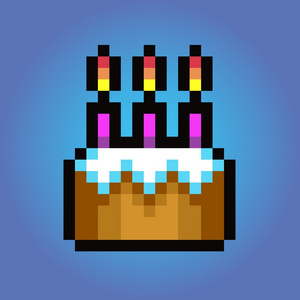 像素艺术蛋糕图片