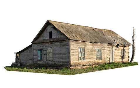 老木农村房子照片