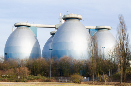 消化池,消化塔照片