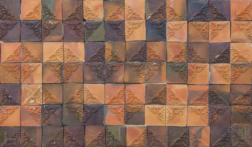 抽象的马赛克瓷砖为背景的
