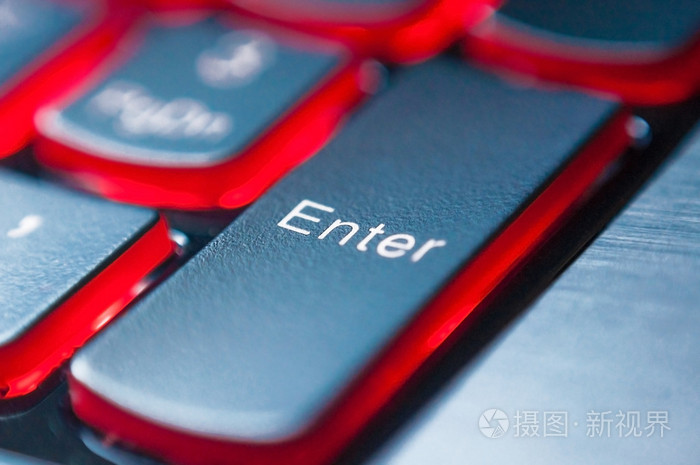 计算机键盘上的enter按钮
