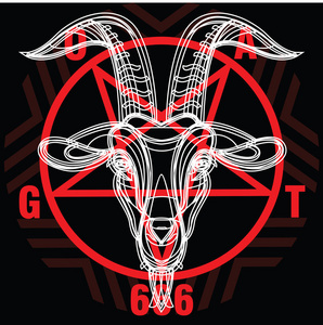 撒旦的羊头照片