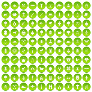 100森林图标设置绿色圆圈