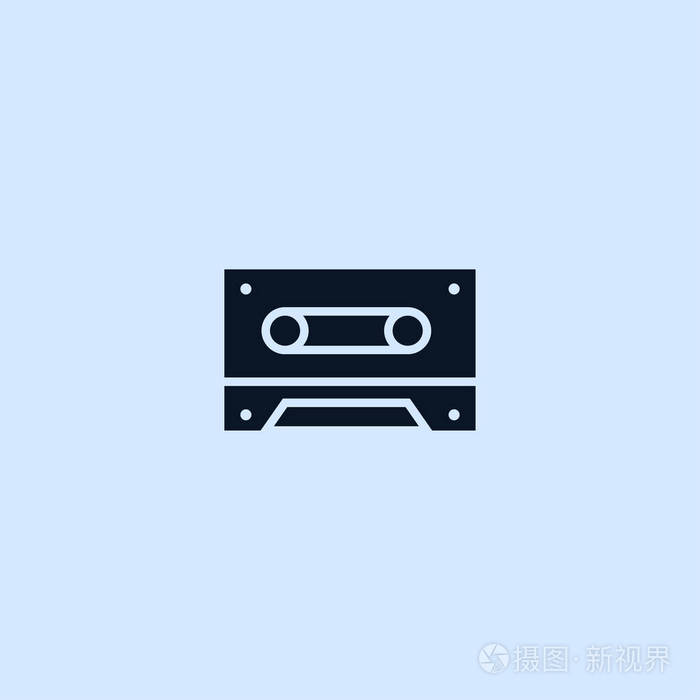 音频盒式磁带图标