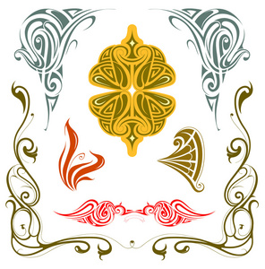 新艺术风格装饰集图片