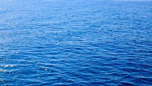 蓝色的大海水背景